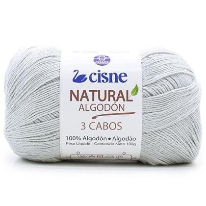 Imagem de Fio Cisne Natural Algodón 3 Cabos 100g - 100% Algodão