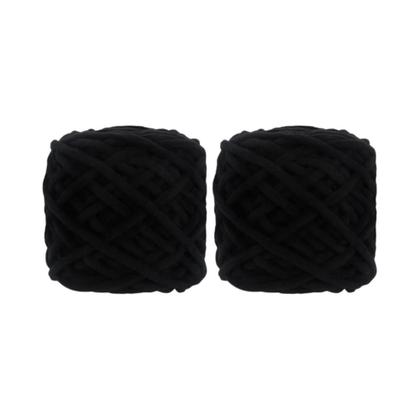 Imagem de Fio De Chenille Macio 2 Peças Veludo Espesso E Fofo Para Crochê Tricô Suéter Xale Cachecol