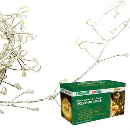 Imagem de Fio de Luz Fada Cordão Led Festão 3000K 200 Leds Taschibra