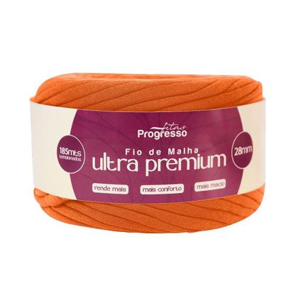 Imagem de Fio de malha ultra premium fm028 28mm cor 066 laranja 185 mts