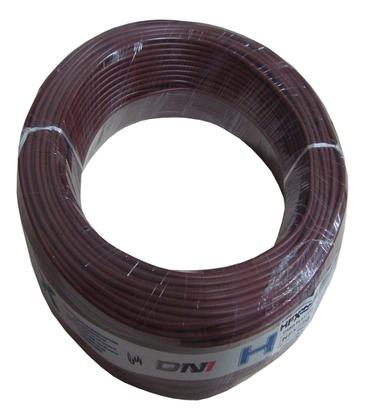 Imagem de Fio Instalacao Marrom 100m Cobre Automotivo 2,5mm - 100mt