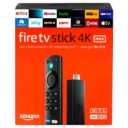 Imagem de Fire TV Stick Com Alexa  4K Max Última Geração  16GB  Streaming HDMI, WiFi6, Apps de Streaming e TV Gratuita