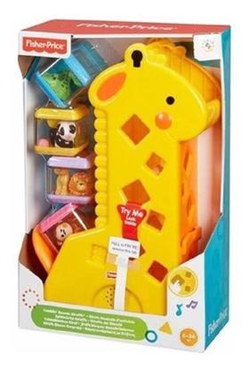 Imagem de FisherPrice Brinquedo para Bebês Girafa com Blocos Mattel B4253