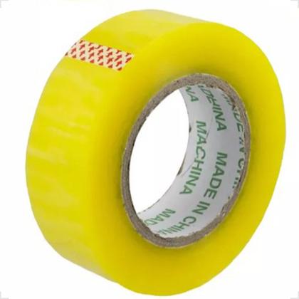Imagem de Fita Adesiva Tranparente Larga Com Alta Resistencia Para Embalar Caixas Largura 40mm X 300 Metros