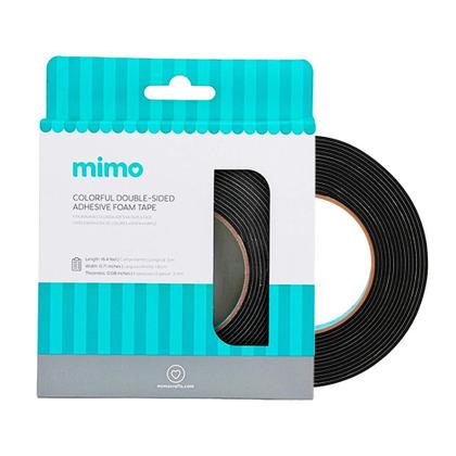 Imagem de Fita Banana Colorida Dupla Face Mimo - Preto - 5 m - 1 Unid