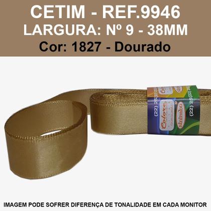 Imagem de FITA CETIM LISA SINIMBU 10MT REF.9946/38 MM/Nº9 -