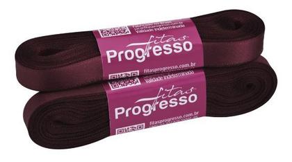 Imagem de FITA CETIM SIMPLES CF002 10MM COR 1355 MARSALA Peça 10 metros