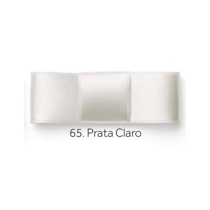 Imagem de Fita de Cetim Simples N 3 15mmx10m Najar Prata Claro