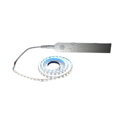 Imagem de Fita De Luz LED Com Sensor De Movimento 1M-5M Operada Por Bateria Para Armário, Balcão, Cama,