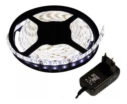 Imagem de Fita Led Rgb 3528 Branca Com Fonte