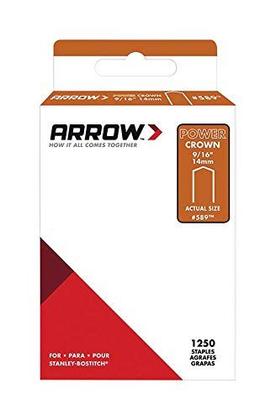Imagem de Fixador Staple Arrow de 9/16" de comprimento, coroa de 3/8", pacote de 1250