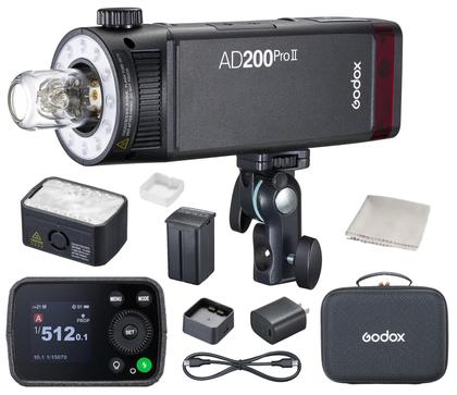 Imagem de Flash Strobe Godox AD200 Pro e AD200Pro II 200Ws 2.4G