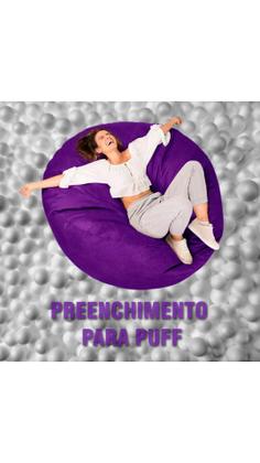 Imagem de Flocos De Isopor 150 Litros Para Preenchimento Puffs