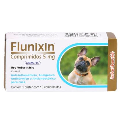 Imagem de Flunixin 5mg Chemitec c/ 10 Comprimidos