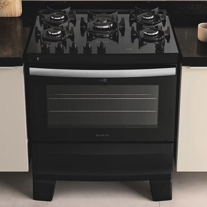 Imagem de Fogão Atlas Agile Up Glass 5Q - Preto  Pratikza