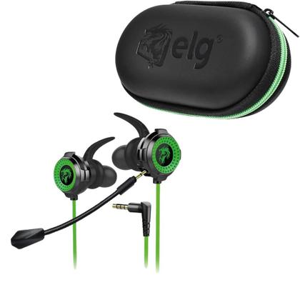 Imagem de Fone De Ouvido Gamer ELG Zahhak Com Microfone + Luvinhas de Dedo Gamer EPZHGR