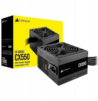 Imagem de Fonte Atx Corsair 550W 80 Plus Bronze Preto Series Cx550 Cp-9020277-Br