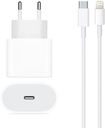 Imagem de Fonte Carregador Turbo 20W USB-C e cabo lightning compatível para iPhone 11 12 13 14 Max X XR XS