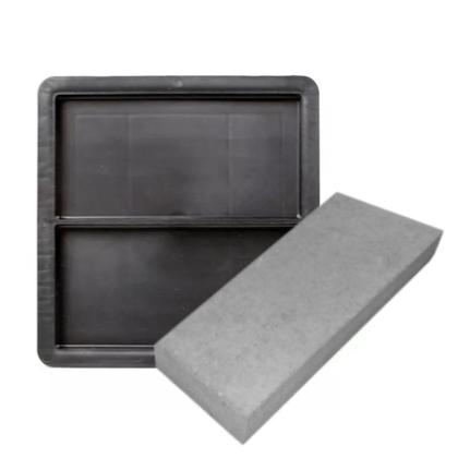 Imagem de Forma p Construção Tijolo Calçada Bloquete Paver 20x10x1,5 Pedra Pequena Fina Jardim Decorativo Piso Chão Tráfego Leve