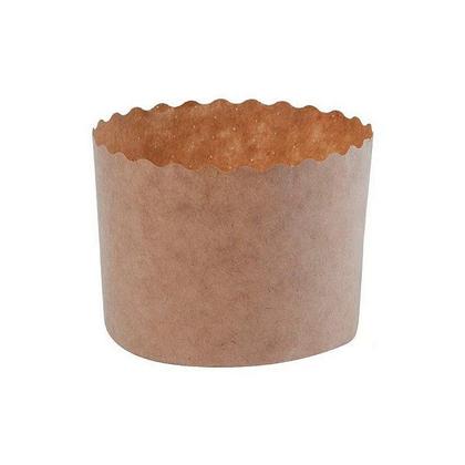 Imagem de Forma para Mini Panetone Kraft 100 g com 12 un. Ecopack