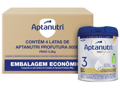 Imagem de Fórmula Infantil ProFutura 3 Aptanutri Danone 800g 4 Unidades