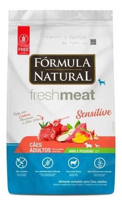 Imagem de Fórmula Natural Fresh Meat Sensitive Cães Adultos Portes Mini E Pequeno Cordeiro Mandioca E Aloe Vera 7kg