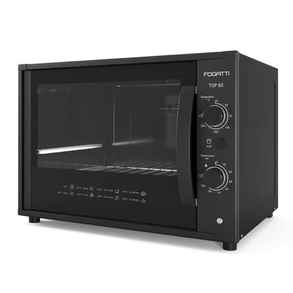 Imagem de Forno Elétrico De Bancada Black Fogatti 60 Litros Top60