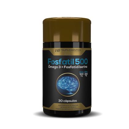 Imagem de Fosfatil 500 Omega 3 + Fosfatidilserina 30caps HF Suplements