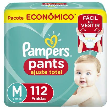 Imagem de Fralda Pampers Confort Pants Ajuste Total Max 112 Unidades M