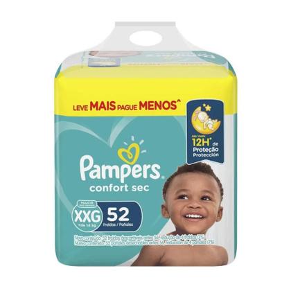 Imagem de Fralda Pampers Confort Sec Super Xxg 52 Unidades