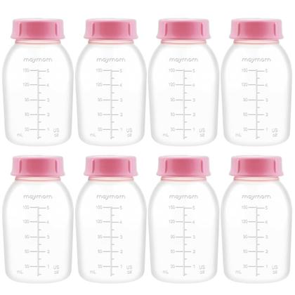 Imagem de Frasco de bomba de leite Maymom compatível com Medela 150mL, 8 unidades