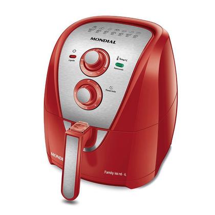 Imagem de Fritadeira Air Fryer Sem óleo 110V AFN 40 RI 60HZ 4L Red Mondial 4002-01