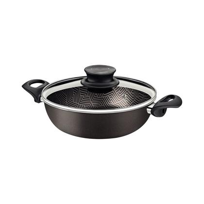 Imagem de Fritadeira Multiuso Paris Antiaderente com Tampa de Vidro 2,8 L Chumbo Tramontina