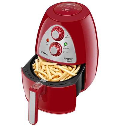 Imagem de Fritadeira Sem Óleo Air Fryer 4L Mondial AF-14-4L vermelha