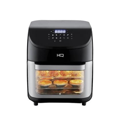 Imagem de Fritadeira Sem Óleo Airfryer Oven HQ 5 Em 1 12 Litros Digital Com Visor Preta HQ-AFO12LDVG 220V