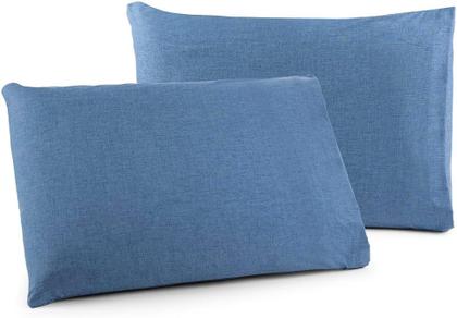 Imagem de Fronha Algodão Egípcio 600 Fios - Kit com 2