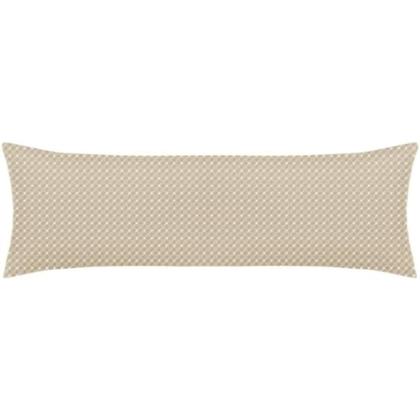 Imagem de Fronha Capa Para Travesseiro Toque Acetinado Body Pillow Xuxão 40 x 1,30m Cor Slim Dune Bege