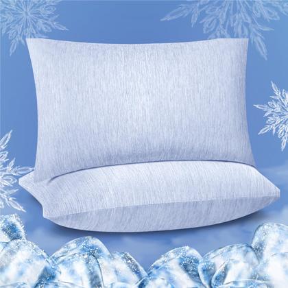 Imagem de Fronhas refrescantes Fittia for Hot Sleepers, pacote com 2, azul