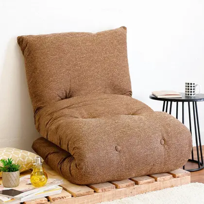 Imagem de Futon Dobrável de Espuma Solteiro Marrom - Emcompre