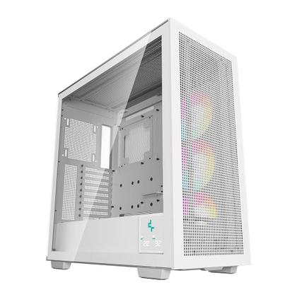 Imagem de Gabinete Gamer Deepcool Morpheus, Full Tower, E-ATX, Lateral em Vidro Temperado, Kit Cooler Fan ARGB, Branco - R-MORPHEUS-WHAPA1-G-1