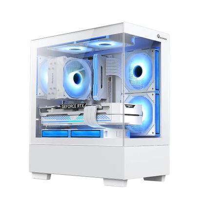 Imagem de Gabinete Gamer Kyrios Micro Atx 3 Fans Branco - MYMAX