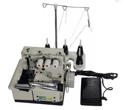 Imagem de Galoneira 3 Agulhas Semi Industrial C/ Motor + Aparelho Viés