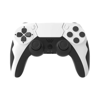 Imagem de Gamepad Sem Fio Bluetooth com Vibração Dupla e 6 Eixos - Joypad com Touchpad e Microfone