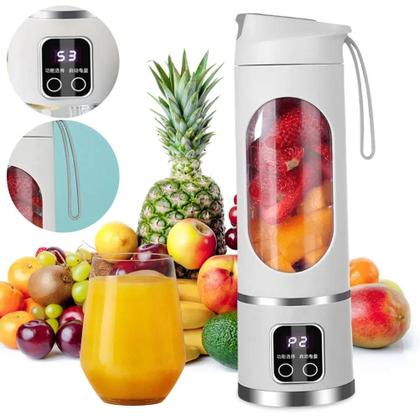 Imagem de Garrafa com LED liquidificador , suco fresco, extrator de frutas