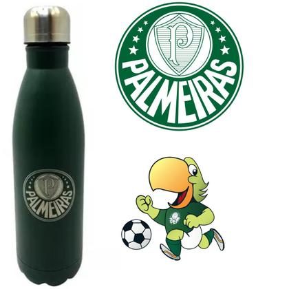 Imagem de Garrafa de Academia Inoxidável 750ml Palmeiras Para Todos os Dias Ideal Para Presente