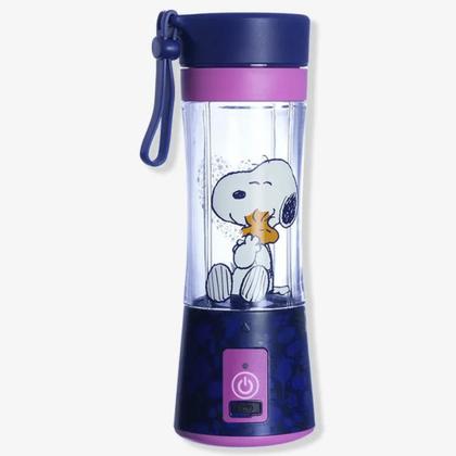 Imagem de Garrafa Mixer Liquidificador Snoopy Bloom Azul Zona Criativa