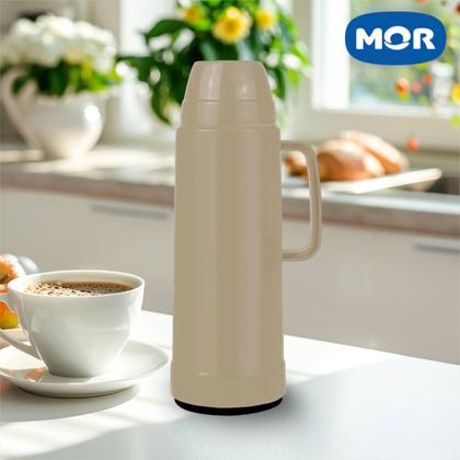 Imagem de Garrafa térmica 1 Litro café chá Mor 24 Horas Quente Garantido Diversas Cores