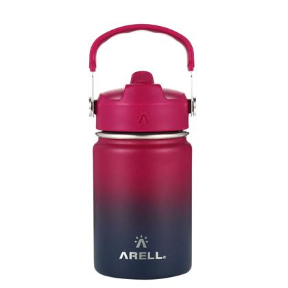 Imagem de Garrafa Térmica Arell Straw Flask Para Esporte Fitness 355ml