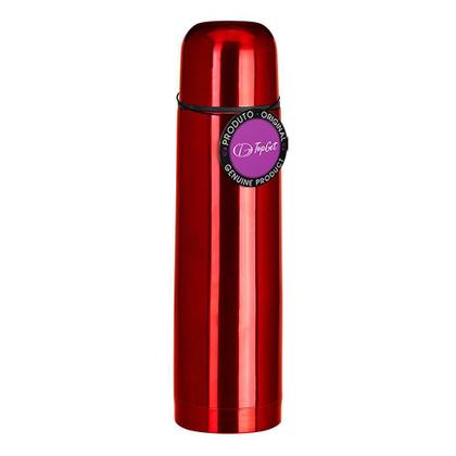 Imagem de Garrafa Térmica Em Inox 500 Ml Grip Topget - Vermelho