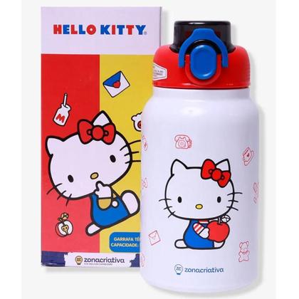 Imagem de Garrafa Térmica Inox Click 500Ml Hello Kitty - Zona Criativa